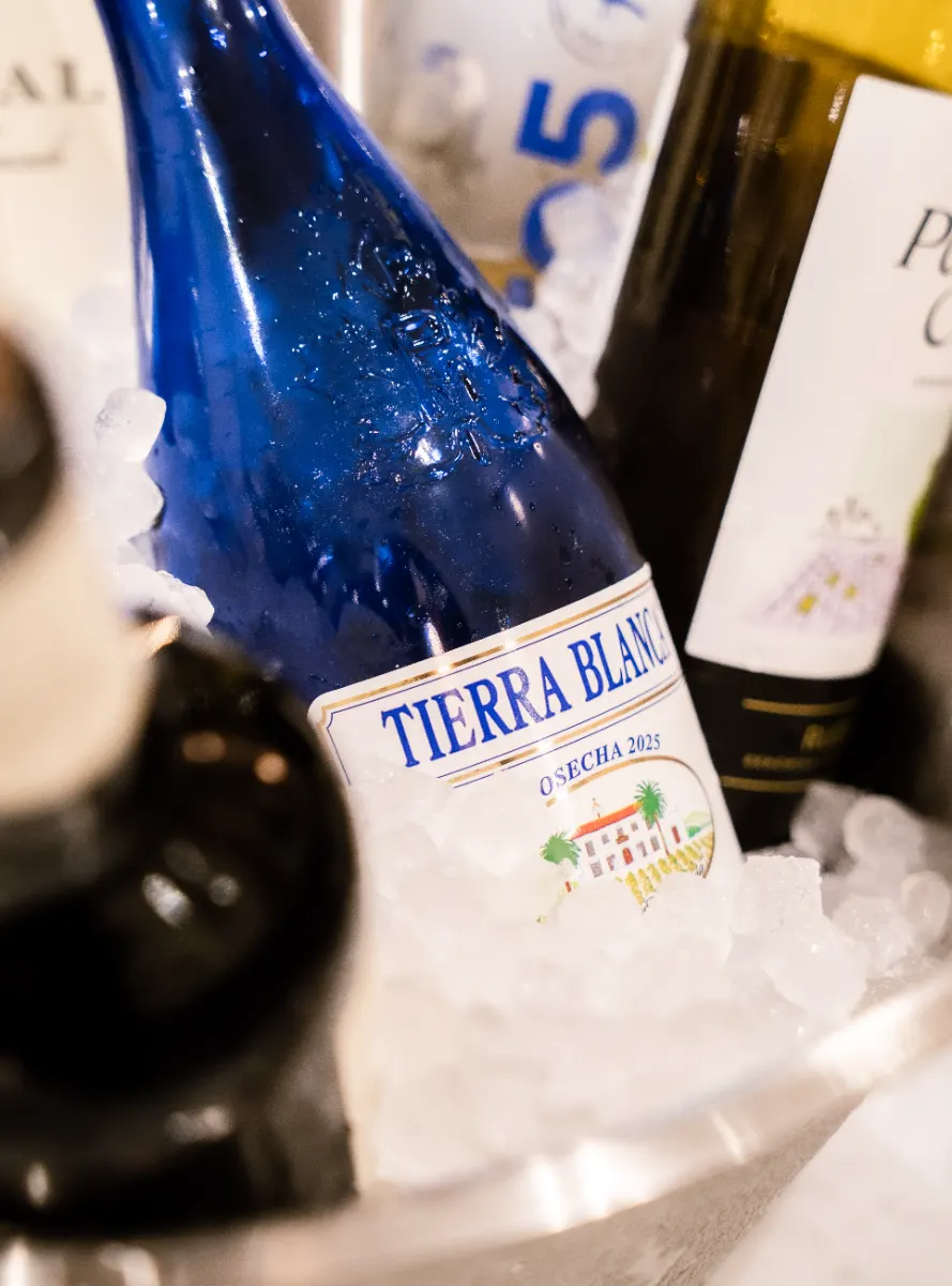 Vino blanco Tierra Blanca en cubitera