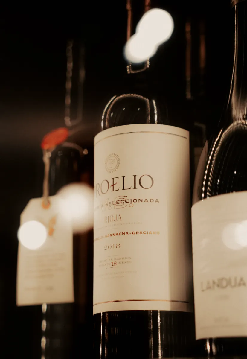 Selección de vinos de la casa
