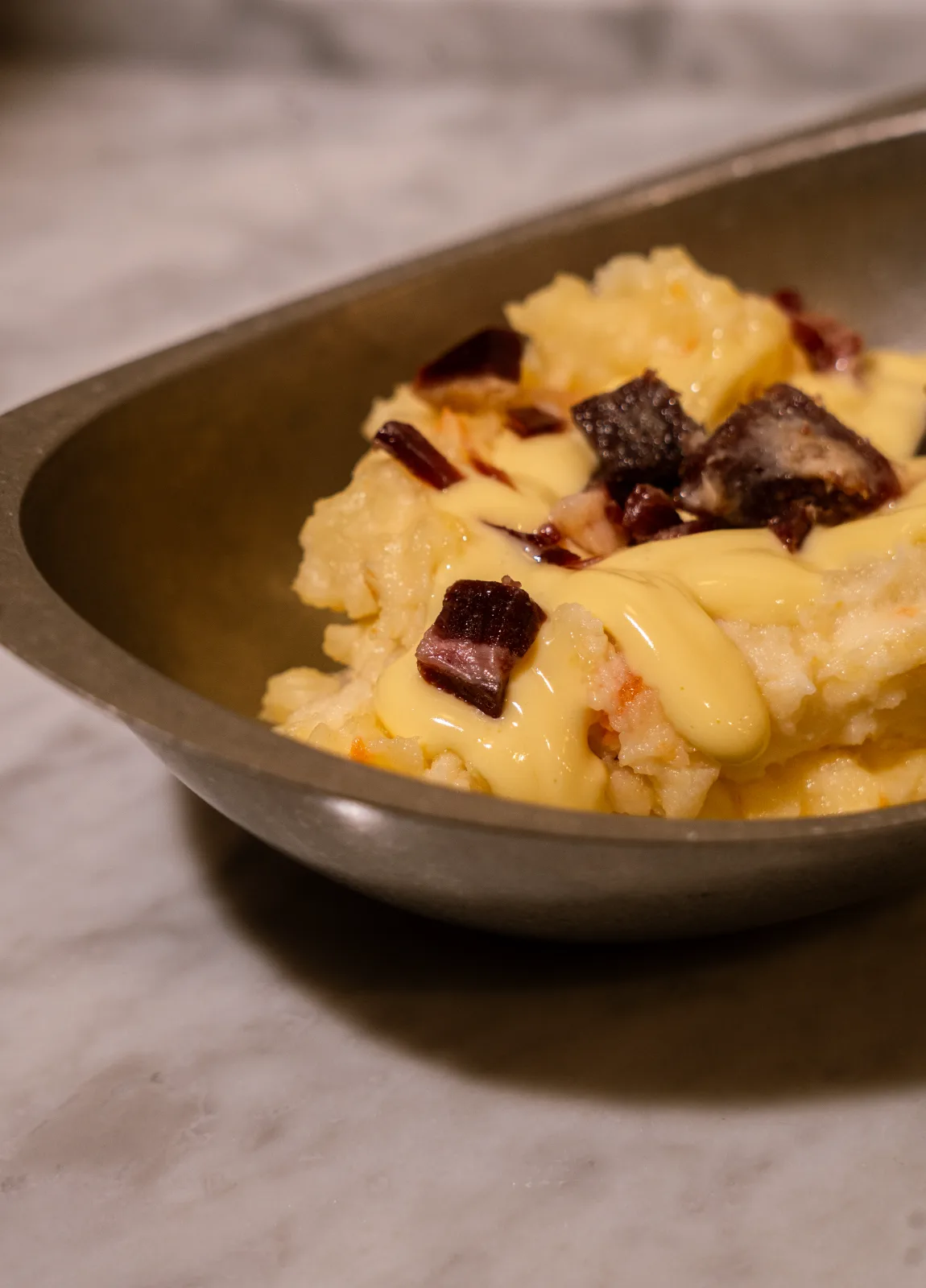 Ensaladilla con jamón
